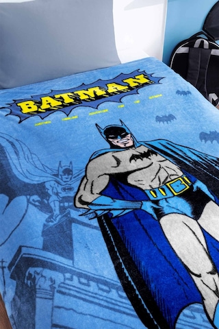 Özdilek Batman Detective Lisanslı Tek Kişilik Çocuk Battaniyesi 150x200 Cm Desenli