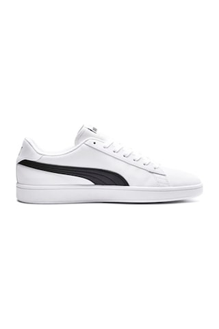 Puma Smash V2 L Beyaz Kadın Sneaker 000000000101905106 Beyaz - Siyah