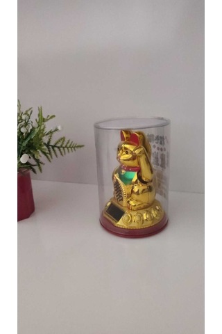 Kol Sallayan Sarı Kedi Ürün Boyutu 12 Cm