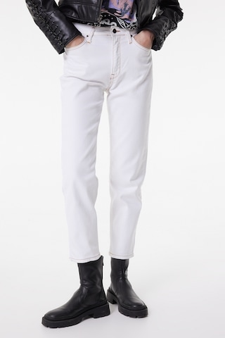 Lee Carol Straight Fit Düz Kesim Yüksek Bel Beyaz Esnek Jean Kot Pantolon L30U013100