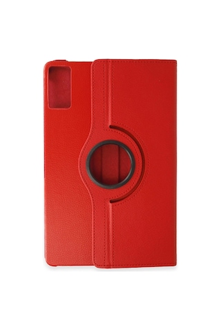Tedar Xiaomi Pad 6 Kılıf 360 Tablet Deri Kılıf - Kırmızı Najmaddin standart