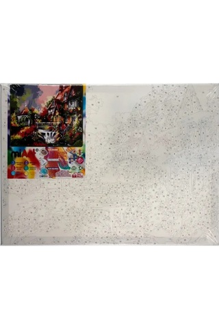 Miart Sayılarla Boyama Seti Huzurlu Bahçe 30x40 Cm