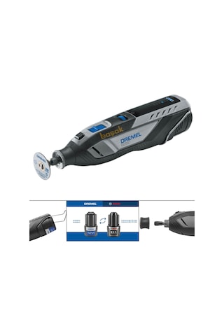 Dremel 8250-5 Yeni 1x12v Akülü Kömürsüz Çok Amaç El Motoru F0138250ja
