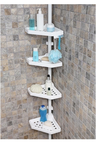 Primanova Yaylı Köşe Seti Beyaz M-N01-01 Çok Renkli