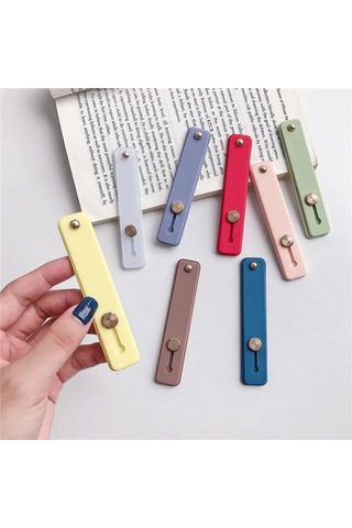 Moda Telefon Tutucu Silikon Telefon El Bandı Tutucu Parmak Yüzük 1 Adet