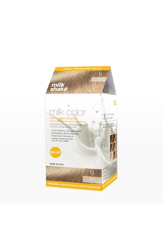 Milk Shake Milk Color Eko Kit Saç Boyası Sarı -9 Köpüksüz