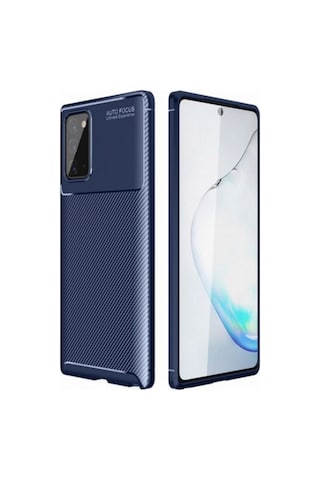 Samsung Galaxy Uyumlu Note 20 Karbon Desenli Negro Silikon Kılıf