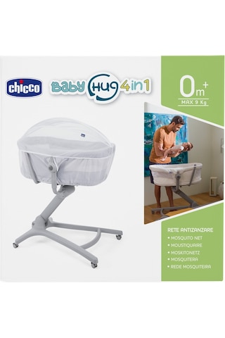 Chicco Baby Hug 4in1 Bebek Yatağı Cibinlik Beyaz