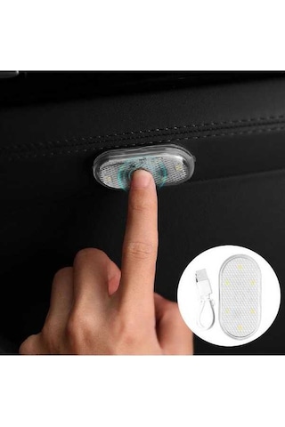 Artfulabode Usb Tavan Şarjlı Otomatik Okuma Mini Led Lambası İç Gece Dekorasyon Aydınlatma Araç Adet 5v 1 Bz