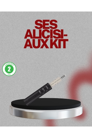 Taşınabilir Bluetooth 4.1 Ses Adaptörü - 10 Metre Çekim Mesafesi