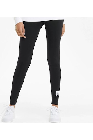 Puma Ess Logo Leggings Black Siyah