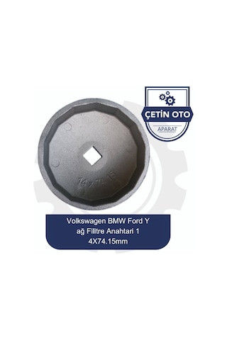 Servis Volkswagen-bmw-ford Yağ Filitre Anahtarı 14x74.15mm Servis Volkswagen-bmw-ford Yağ Filitre Anahtarı 14x74.15mm