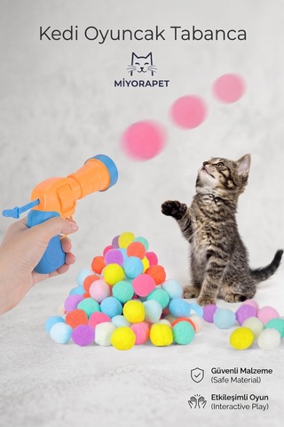 Kedi Oyuncak Tabanca 2 Adet