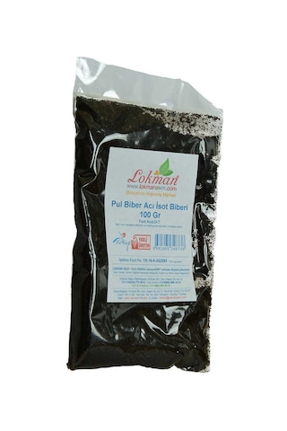 Pul Biber Acı İsot Biberi 100 Gr Paket Doğal