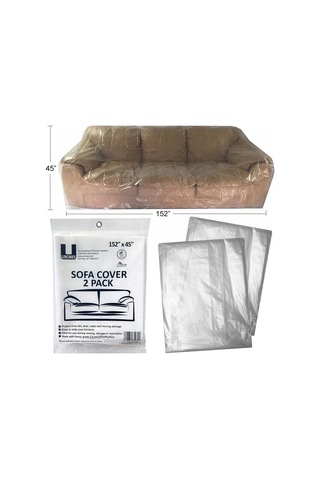 Lexroo Kanepe İçin Taşınma Kılıfları, 114 X 38 Cm, 2 Adet Çok Renkli