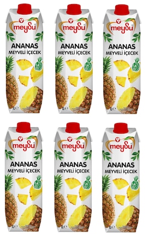 Meysu Ananas Meyveli İçecek 1 Lt X 6 Adet