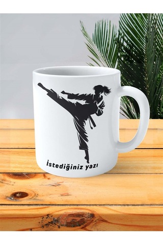 Taekwondo Tekvando Baskılı Kupa Bardak Kişiye Özel Model 1 Çok Renkli