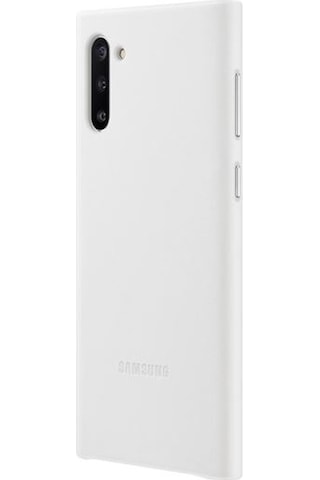 Samsung Note10 Deri Kılıf Beyaz -ef-vn970lwegww