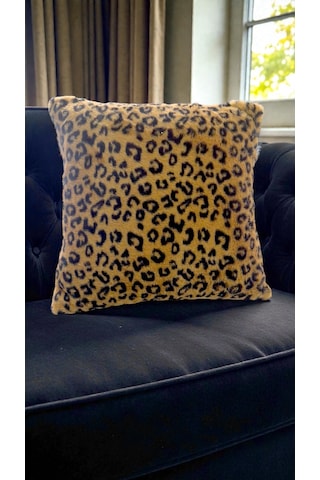 Leopar Desenli Dekoratif Kırlent Modern & Şık Tasarım Yumuşak Dokulu Kılıf Leopar