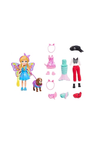 Polly Pocket Ve Hayvan Dostu Kostüm Giyiyor Oyun Seti    Gdm15
