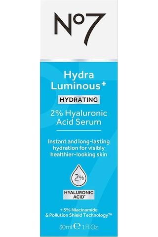 No7 Hydraluminous+ 2% Hyaluronic Acid Yüz Serumu 30ml