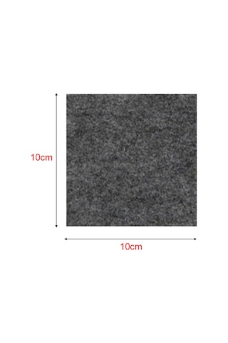 Xindoker Gri Nano Parlaklık Kumaşı - Araç Çizik Tamiri İçin 2 Adet, 10x10cm Polyester Fiber