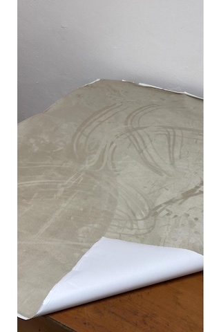Kendinden Yapışkanlı Alkantara Süet Suni Deri 100 X 150 -koyu Bej Koyu Bej