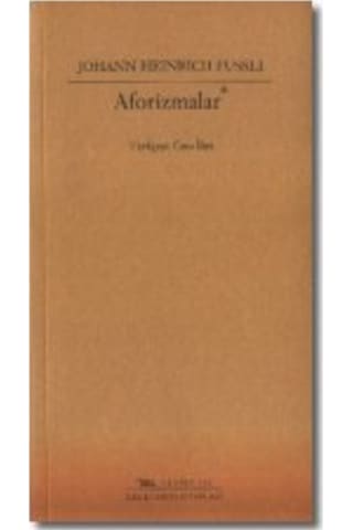 Aforizmalar - Johann Heinrich Fussli