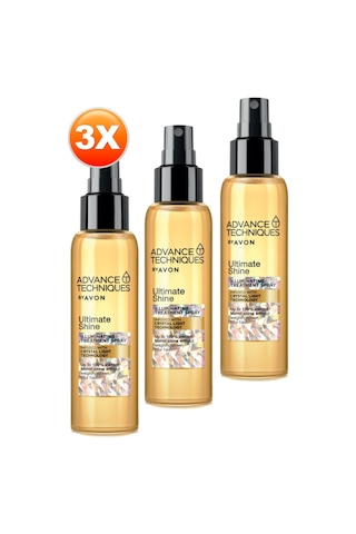 Avon Advance Techniques Parlaklık Veren Saç Bakım Spreyi 3 x 100 ML