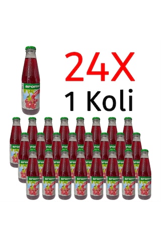 Aroma Vişneli İçecek Cam 200 Ml X 24 Adet