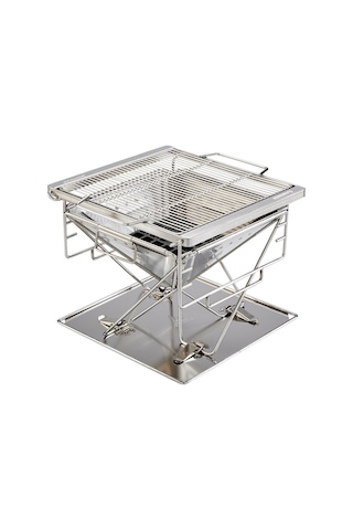 Groenberg Katla Premium Mangal Grill M Gümüş