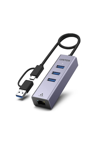 Unitek 4-in-1 Ethernet Hub Y-3088b Ttkunı0016