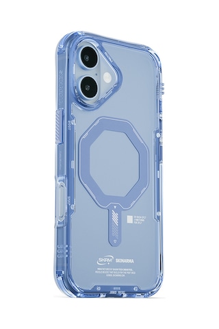Apple Uyumlu iPhone 17 Kılıf M-safe Şarj Özellikli Şeffaf Airbag Skinarma Saido Mag-charge Kapak Mavi Apple Uyumlu iPhone 17 Kılıf M-safe Şarj Özellikli Şeffaf Airbag Skinarma Saido Mag-charge Kapak Mavi