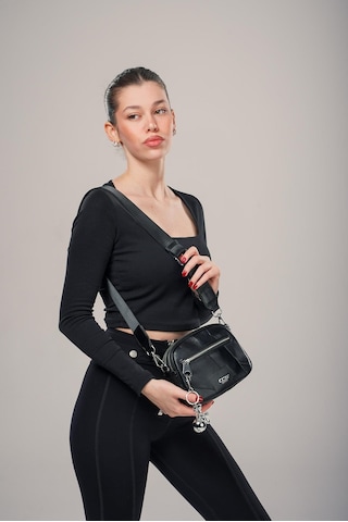 Ççs Kadın 17860 Omuz Ve Kol Çantası Siyah