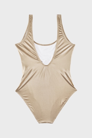 Slipstop Zelma Gold Uv Korumalı Parlak Mayo Bayan Mayo Sm2644000011 Altın