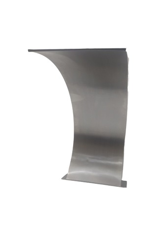 Havuz şelale Kobra 500-1000 mm 316 kalite 1,2 mm Paslanmaz çelik El Yapım