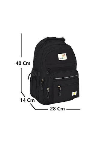 Young 51642 Okul Sırt Çantası Siyah