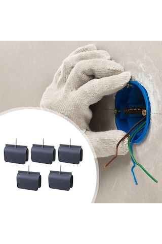 Pazly Suntek Priz İşaretleyicileri Gri Elektrik Alçıpan Adet 5 İk