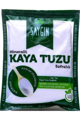 Saygın Kaya Tuzu Poşet Sofralık 500 G