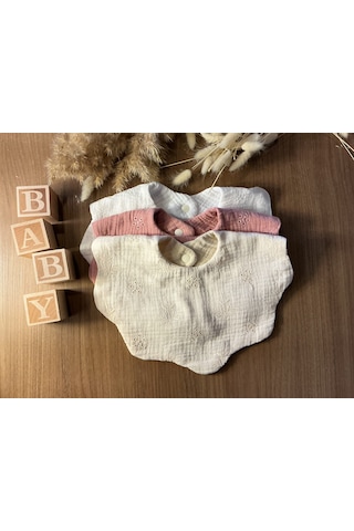 Venedy's Minimal Collection 3 Lü Mama Önlüğü Seti Pudra