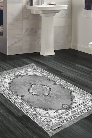 Eko Trend Djt Banyo Paspası Yıkanabilir Kaymaz Taban 721 Klasik Antrasit