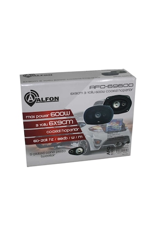 Alfon Afo-69600 6X9Cm 600W 3 Yollu Coaxial Hoparlö