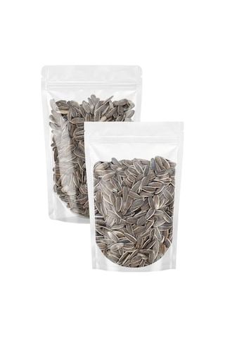 İpek Değirmen Kavrulmuş Tuzlu Tuzsuz Ay Çekirdeği İri Taze Yerli Set 2 x 500 G