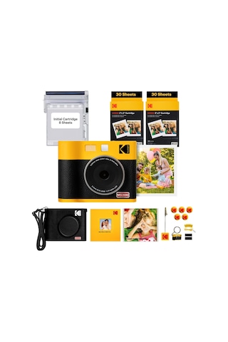 Kodak Mini Shot 3 Era Siyah 3x3 + 60 Yaprak + Aksesuar Kiti