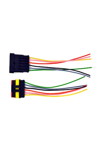 Süper Seal Elektrik Soketi 1 Takım 6 Pin 6 Kablolu Su Geçirmez Konnektör