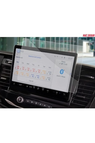 Ford Transit 2025 Navigasyon Ve Multimedya Uyumlu Mat Ekran Koruyucu