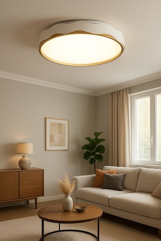Beramus Model Özel Tasarım 42 Cm 3 Renk Beyaz-gün Işığı-sarı