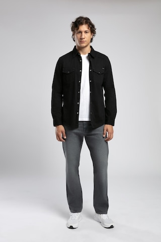 Lee Cooper Worner 1 Erkek %100 Pamuk Jean Gömlek-19642 Siyah