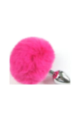 Odins Shop Tavşan Kuyruklu Paslanmaz Çelik Anal Tıkaç