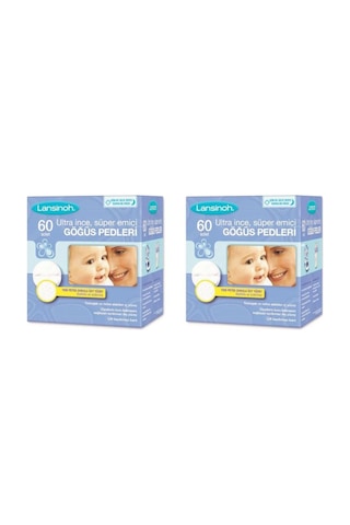 Lansinoh Ultra İnce Göğüs Pedi 2 x 60'lı